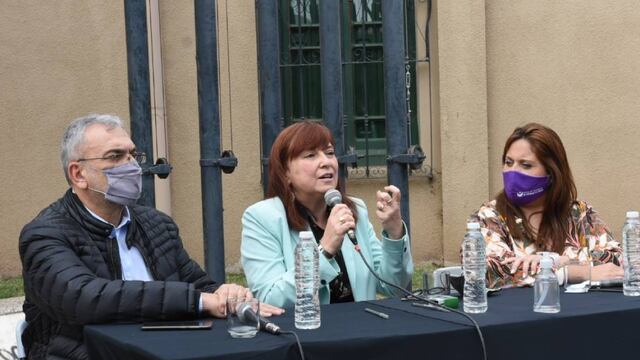 Celia Arena encabezó un acto en Rafaela