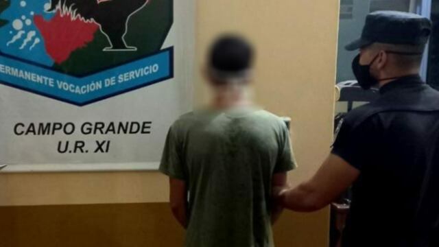 Campo Grande: un menor acuchilló a su hermano, escapó y lo atraparon