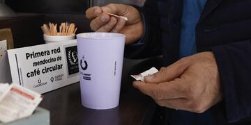 La municipalidad de Godoy Cruz puso en marcha la primera red mendocinas de vasos retornables. Gentileza MGC