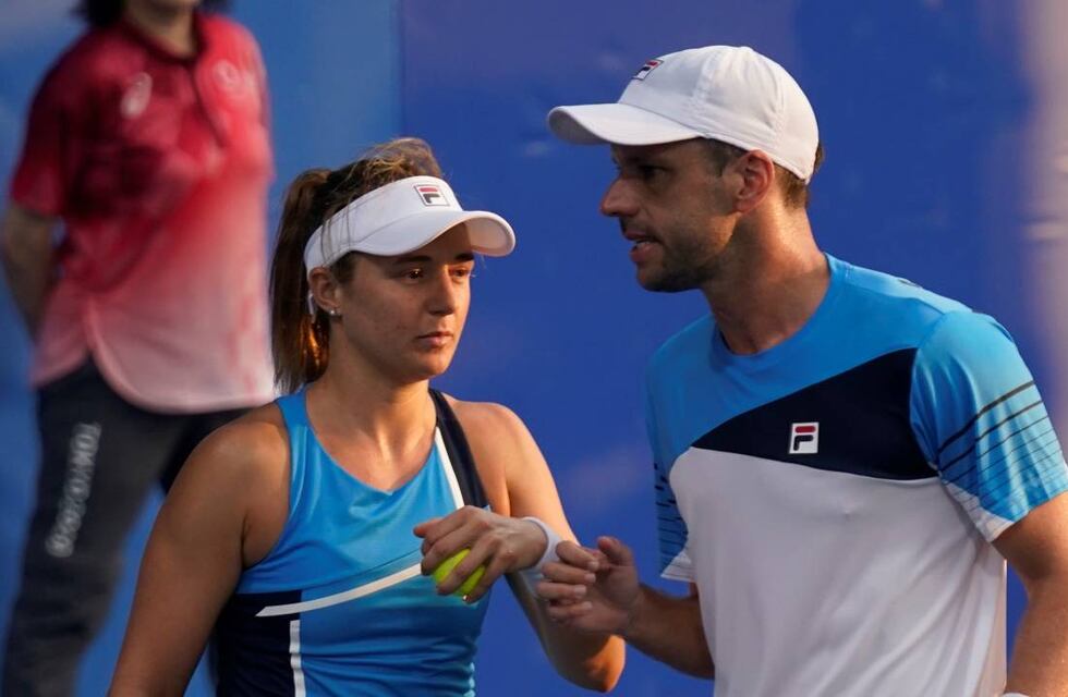 Nadia Podoroska quedó eliminada de los Juegos Olímpicos en dobles mixtos