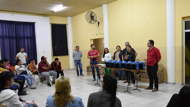 Capacitación vial a cooperativas de trabajo