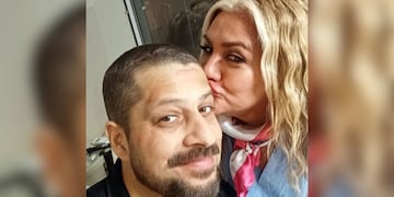 Gladys "La Bomba Tucumana" y su novio, Luciano Ojeda.