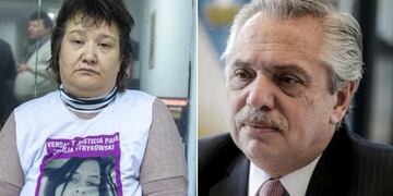 Gloria Romero, madre de Cecilia Strzyzowski, se reunió con Alberto Fernández.