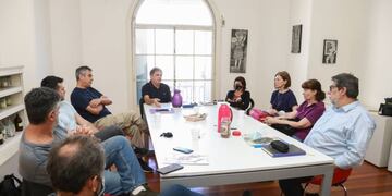 Encuentro de autoridades provinciales y municipales y ex combatientes de Malvinas