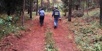 Buscan a los delincuentes por la zona