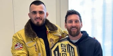 Lionel Messi recibió a Pepi Staropoli en su casa en Francia.
