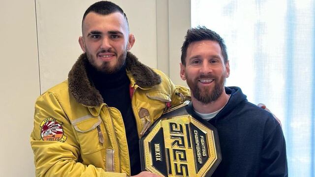 Lionel Messi recibió a Pepi Staropoli en su casa en Francia.