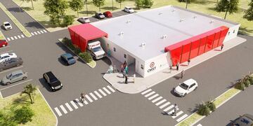 El Hospital Modular se encuentra sobre la Avenida San Martín, entre calle Félix de Azara y Paraguay.