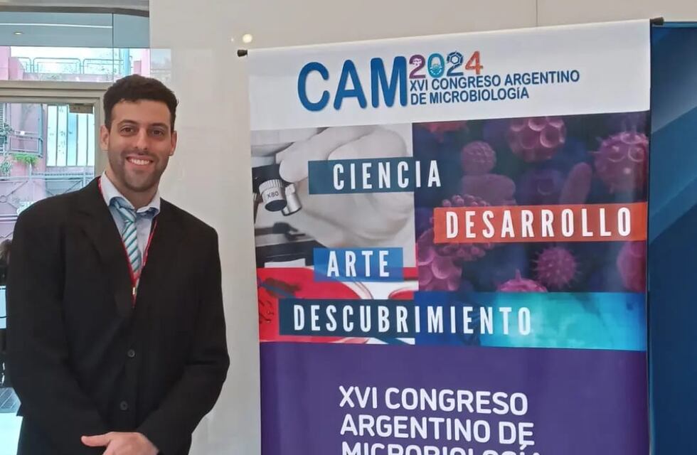 Un bioquímico de Gualeguaychú presentó una importante investigación en el Congreso Argentino de Microbiología