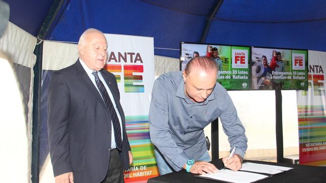 Miguel Lifschitz habilitó que haya lotes destinados a afiliados a los gremios en el "Plan Mi Tierra Mi Casa"