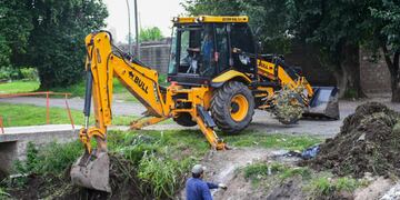 Retiraron casi 100 toneladas de basura en del desagüe pluvial.