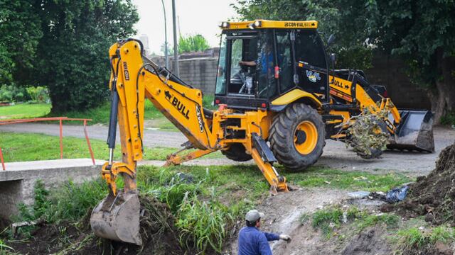 Retiraron casi 100 toneladas de basura en del desagüe pluvial.