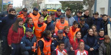 Punta Alta: caminata familiar para ayudar a los bomberos voluntarios