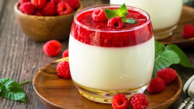 Receta para hacer Panna Cotta.