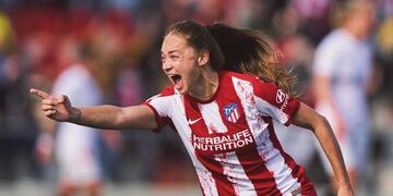 Estefanía Banini en la final de la Copa de la Reina.