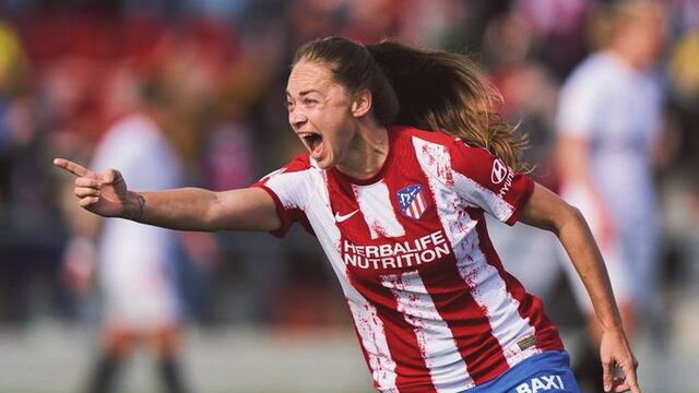 Estefanía Banini en la final de la Copa de la Reina.