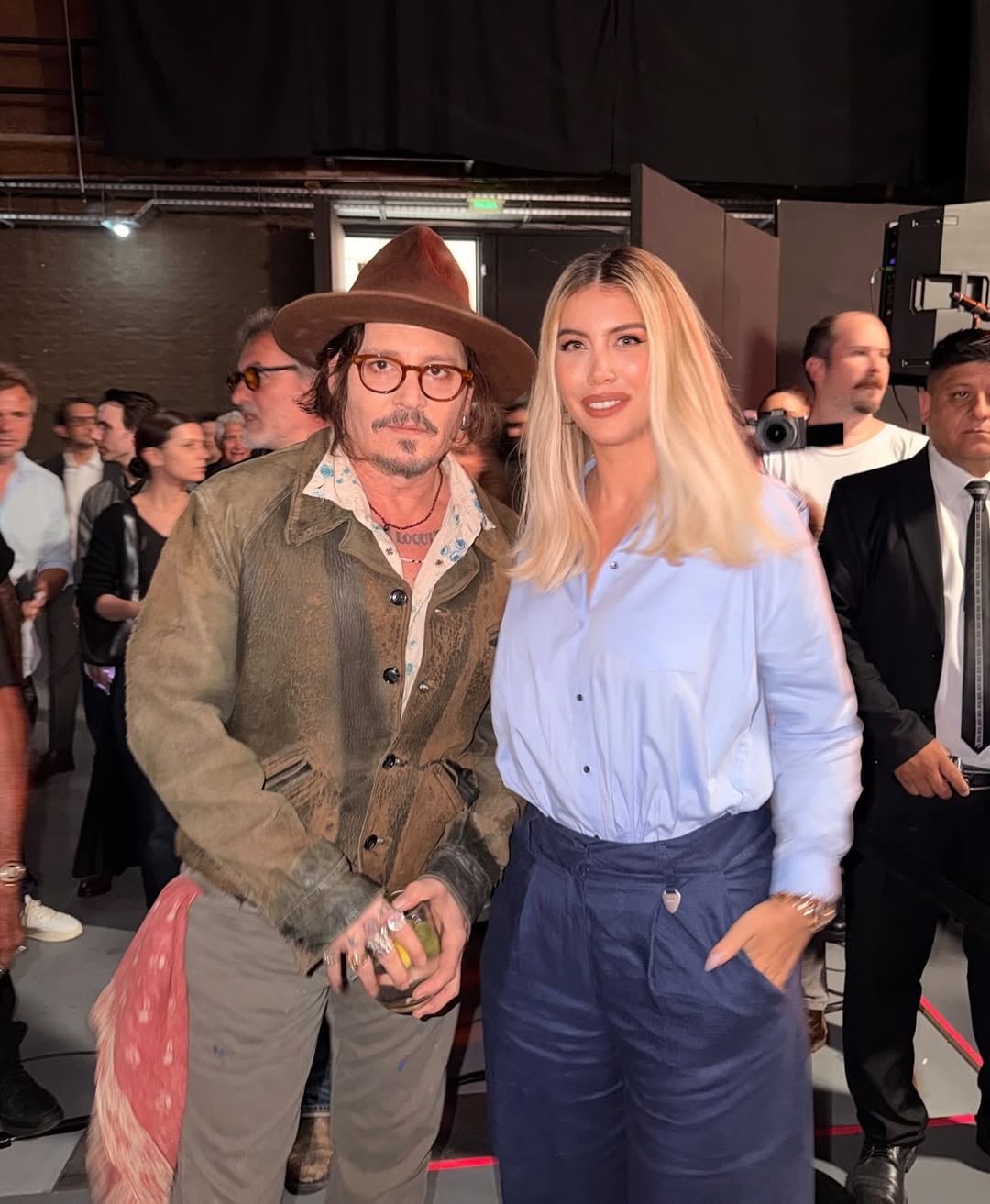 La publicación de Wanda Nara con Johnny Depp que desató el enojo de Mauro Icardi