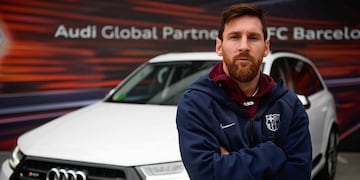 La colección de autos que tiene Lionel Messi en su poder.