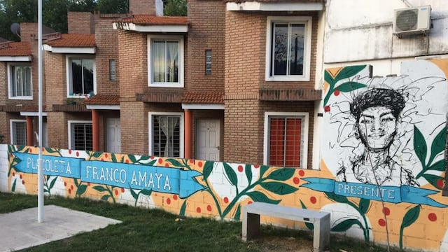 Proponen bautizar la plaza con el nombre "Franco Amaya". (Foto: gentileza Micaela Farías).