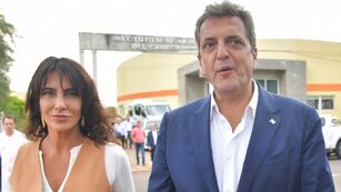Natalia de la Sota y Sergio Massa