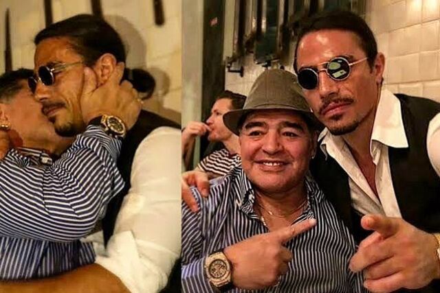 El chef Salt Bea reservó una mesa de por vida en su restaurante en honor a Diego Maradona.