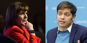 Patricia Bullrich y Axel Kicillof se cruzaron en Twitter.