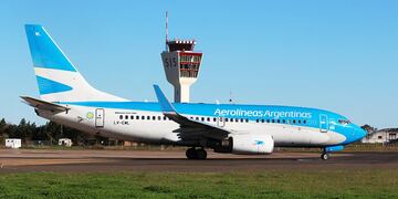Nuevo vuelo de Aerolíneas surca una nueva ruta aérea entre San Luis y Buenos Aires.