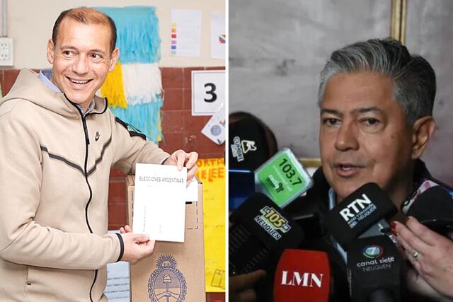 Elecciones 2023: Rolando Figueroa y Omar Gutiérrez votaron en Neuquén.