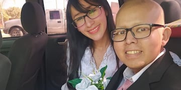 La pareja había dado el sí apenas nueve días antes.
