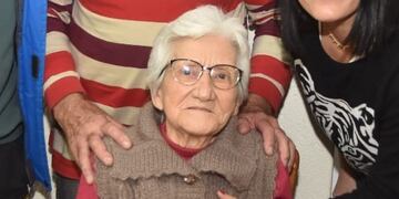 Doña Lucía Revello cumplió 100 años de vida
