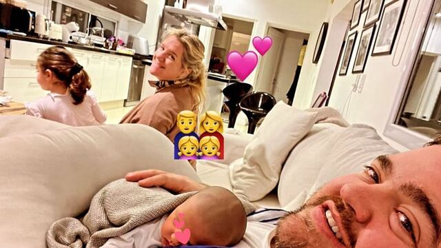 Darío Barassi celebró el primer mes de su hija menor, Inés (Foto: @dariobarassi).