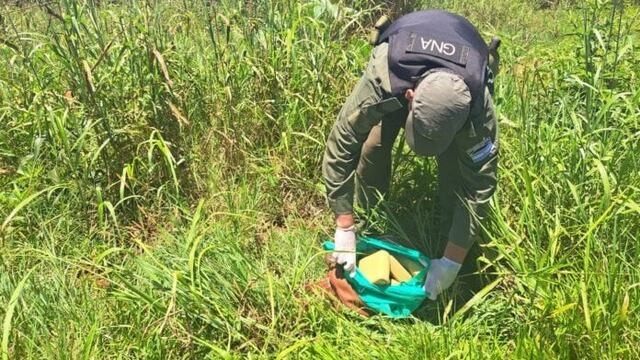 Puerto Esperanza: gendarmería secuestró marihuana.