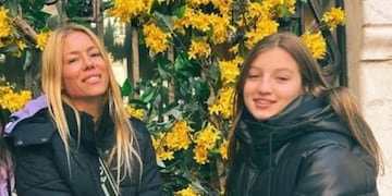 Allegra Cubero es una de las hijas de que Nicole Neumann tuvo con Fabián Cubero.