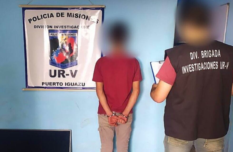 Joven detenido por sustraer y comercializar un televisor en Puerto Iguazú