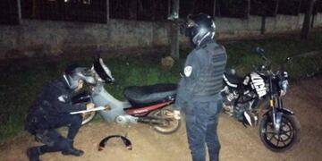 Recuperan una motocicleta robada en Oberá.