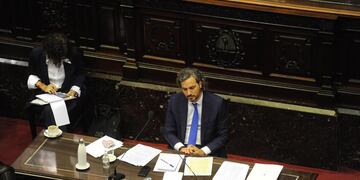 El jefe de Gabinete de la Nación, Santiago Cafiero, expuso su informe de gestión ante la Cámara de Diputados.