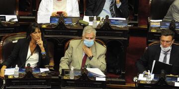 Natalia De la Sota, Carlos Gutiérrez e Ignacio García Aresca, del Bloque Córdoba Federal.