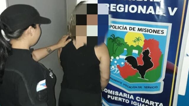 Puerto Iguazú: incendió la motocicleta de su ex y fue detenida.