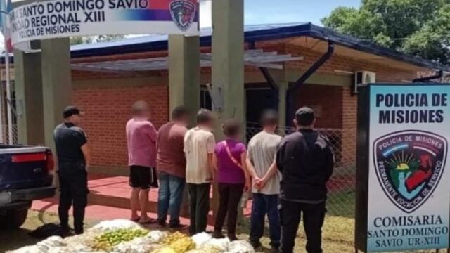 San Ignacio: posadeños cayeron en el robo de cítricos.