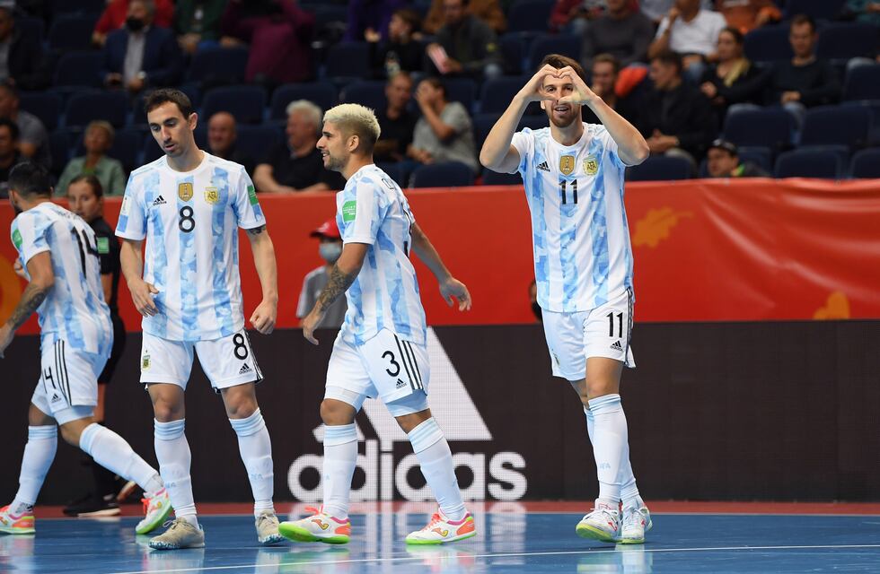 Mundial de futsal: Argentina arrancó la defensa del título con un 11-0 sobre Estados Unidos