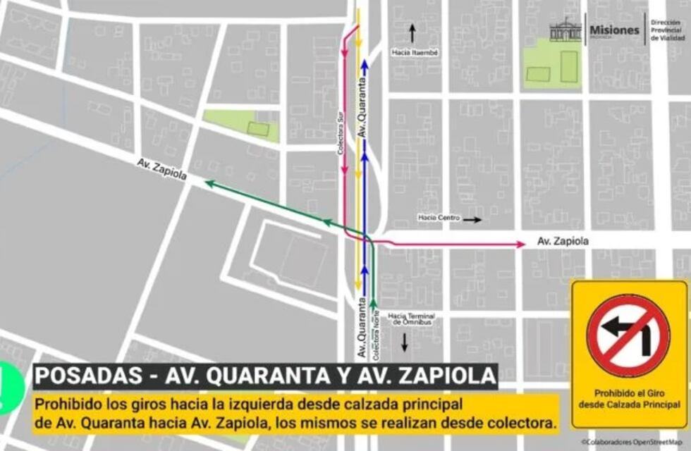 Se modifican los recorridos en zona Quaranta y Zapiola