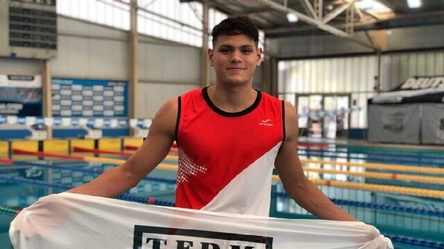 El nadador de Morteros Dante Nicola Rhó integra la Selección Argentina para el Sudamericano