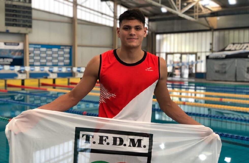 El nadador de Morteros Dante Nicola Rhó integra la Selección Argentina para el Sudamericano