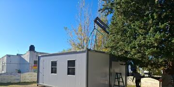 Gonzales Chaves: Nueva aula modular en Juan Eulogio Barra