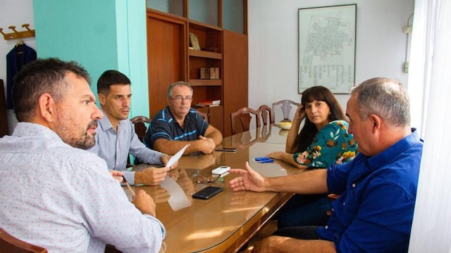 Bloque de concejales de Juntos por el Cambio, en la presidencia del Concejo
