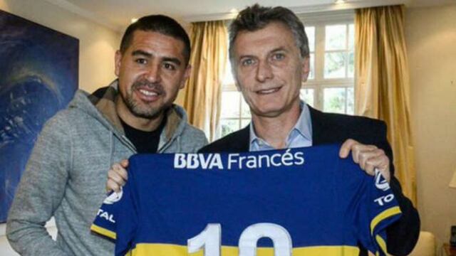 La relación entre Mauricio Macri y Juan Román Riquelme, siempre conflictiva. (La Voz / Archivo)