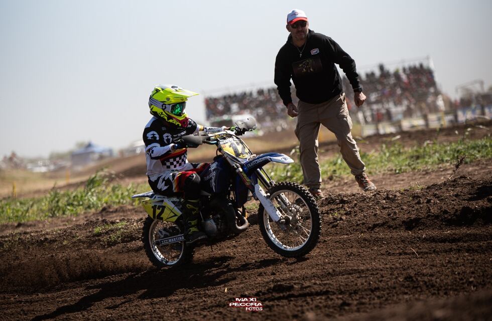 Santino Riba fue cuarto en la segunda fecha del Provincial de Motocross en Laboulaye