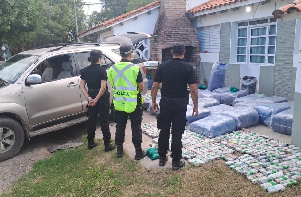 Secuestraron 715 kg. de hojas de coca