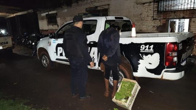 Detienen a un joven tras operativos policiales en Eldorado.