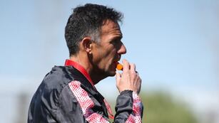Diego Dabove, en la vuelta de Instituto a las prácticas. (IACC).